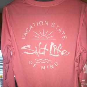 PINK SALTLIFE LONG SLEEVE SHIRT